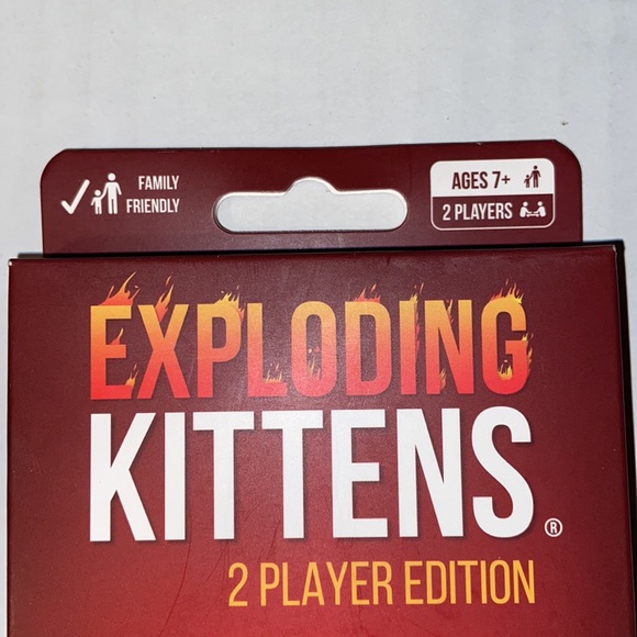 Exploding Kittens 2 Player Edition Card Game New - Picture 3 of 4